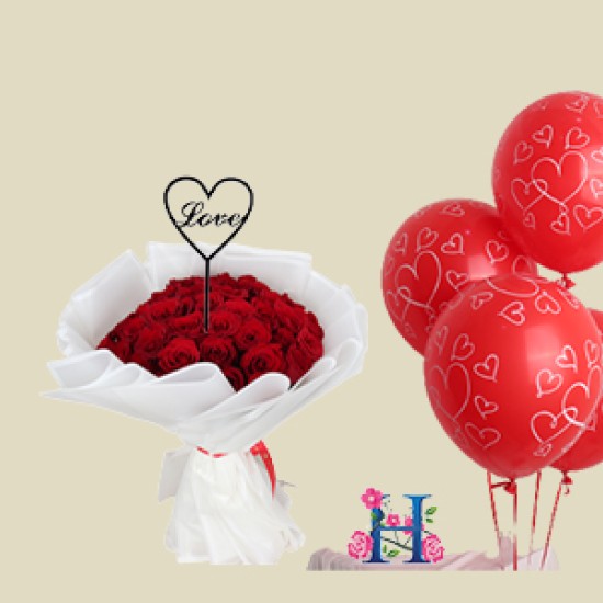 Red Bouquet Balloons